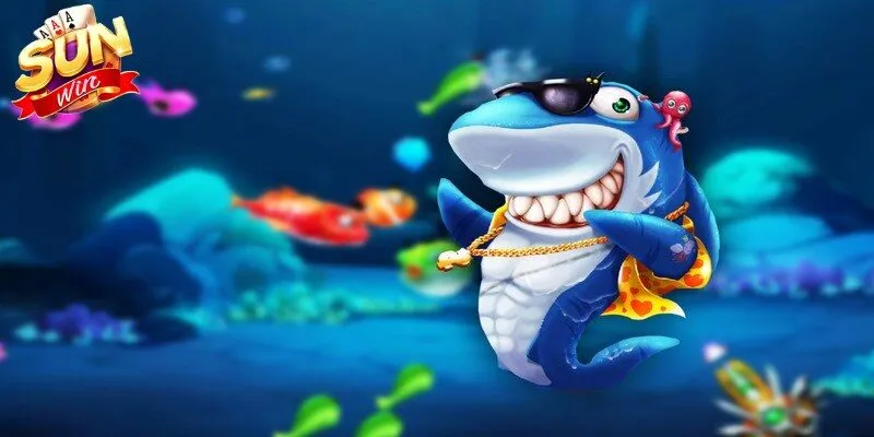 Sảnh game bắn cá Sunwin được thiết kế như một đại dương thu nhỏ